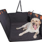 Dog Car Hammock, Dog Car Cover, Waterproof Ruffrover 2.0 - Hard Bottom Dog Car Seat Protector, Ruffrover Hard Bottom Dog Seat, Holds up to 280 Lbs, 100% Waterproof Non-Slip Non-Scratch Dog Hammock
