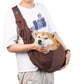 Portable Pet Shoulder Bag Phone Pocket Outdoor Shoulder Bags Carrier Cat Puppy Sling Carrier Bag Pet Carrying Supplies