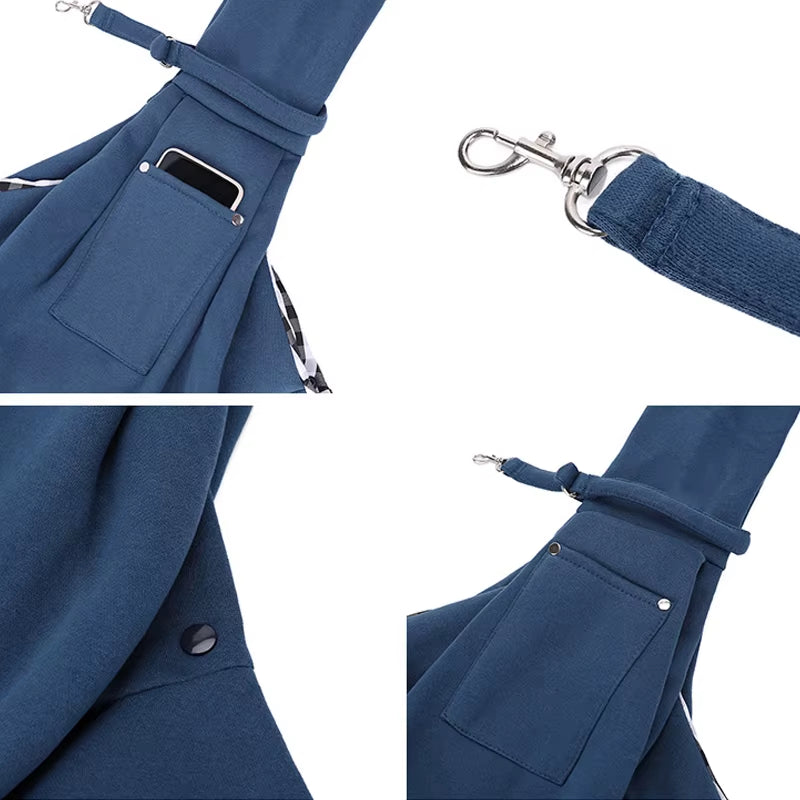 Portable Pet Shoulder Bag Phone Pocket Outdoor Shoulder Bags Carrier Cat Puppy Sling Carrier Bag Pet Carrying Supplies