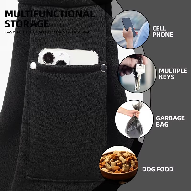 Portable Pet Shoulder Bag Phone Pocket Outdoor Shoulder Bags Carrier Cat Puppy Sling Carrier Bag Pet Carrying Supplies