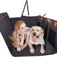 Dog Car Hammock, Dog Car Cover, Waterproof Ruffrover 2.0 - Hard Bottom Dog Car Seat Protector, Ruffrover Hard Bottom Dog Seat, Holds up to 280 Lbs, 100% Waterproof Non-Slip Non-Scratch Dog Hammock